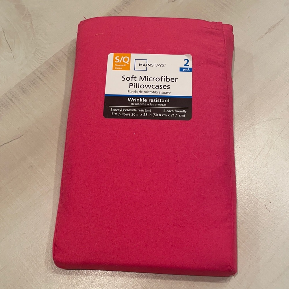 Soft Microfiber Pillowcases 2 pack